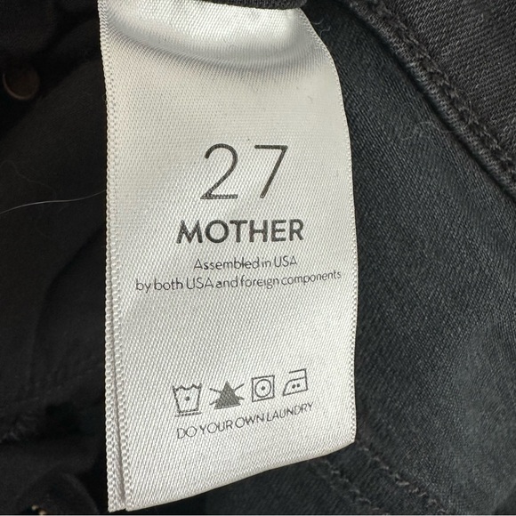 MOTHER Insider Crop Step Fray Jeans in Not Guilty Size: 27 - Picture 7 of 12